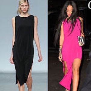 Helmut Lang High Slit Dress